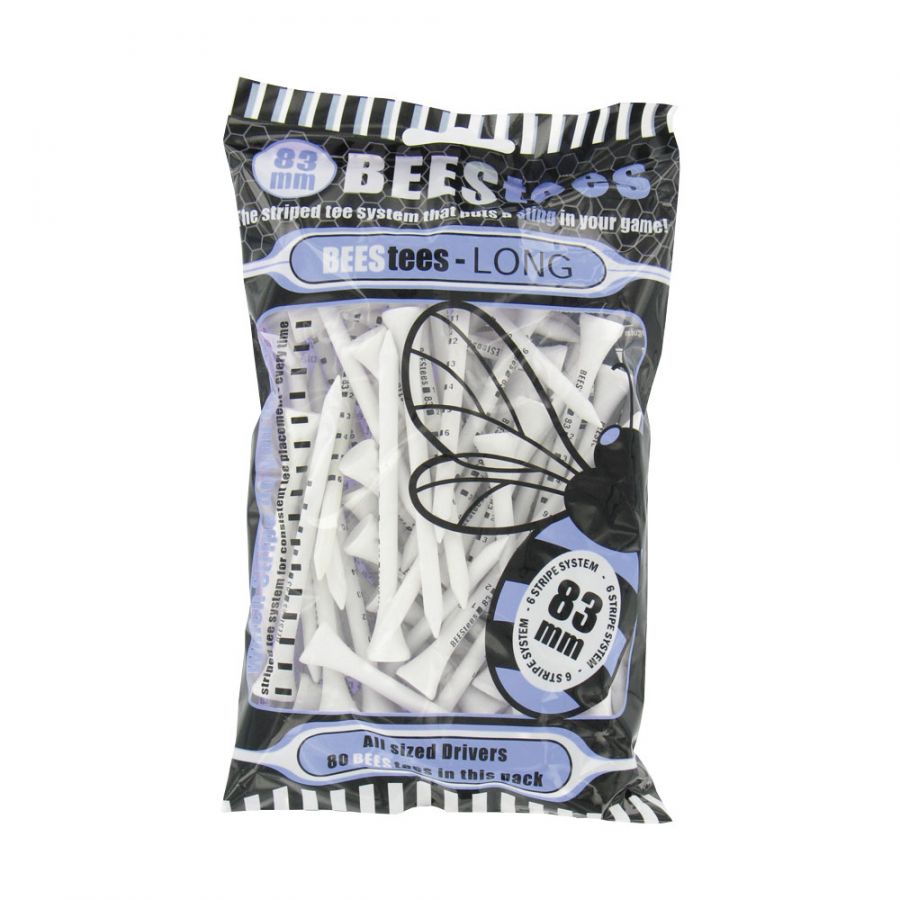 BEEStees 83mm Tees Long (100 Pack)