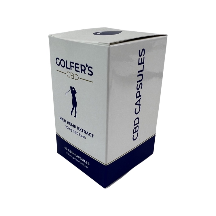 Golfer's CBD 20mg Softgel Capsules 60-Pack