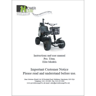 powerhouse titan golf buggy