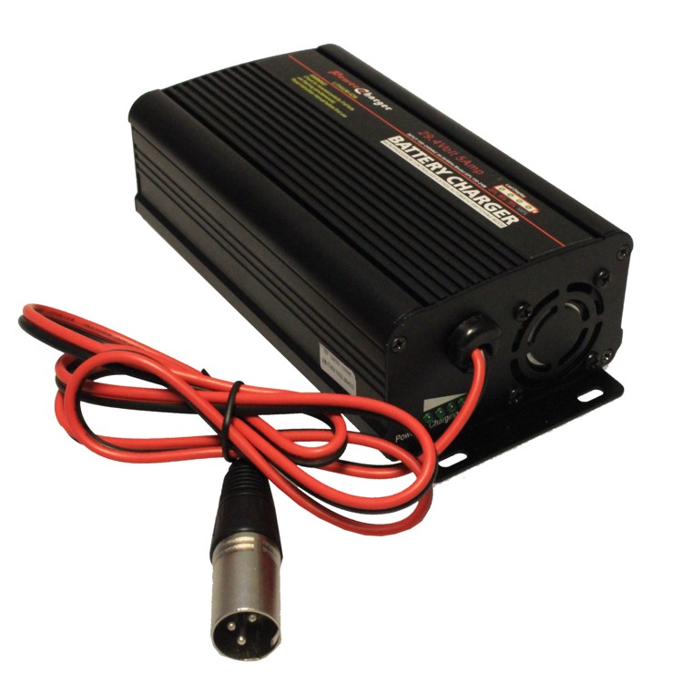 Charger - 24v 5A Fan assisted (Lithium Ion)