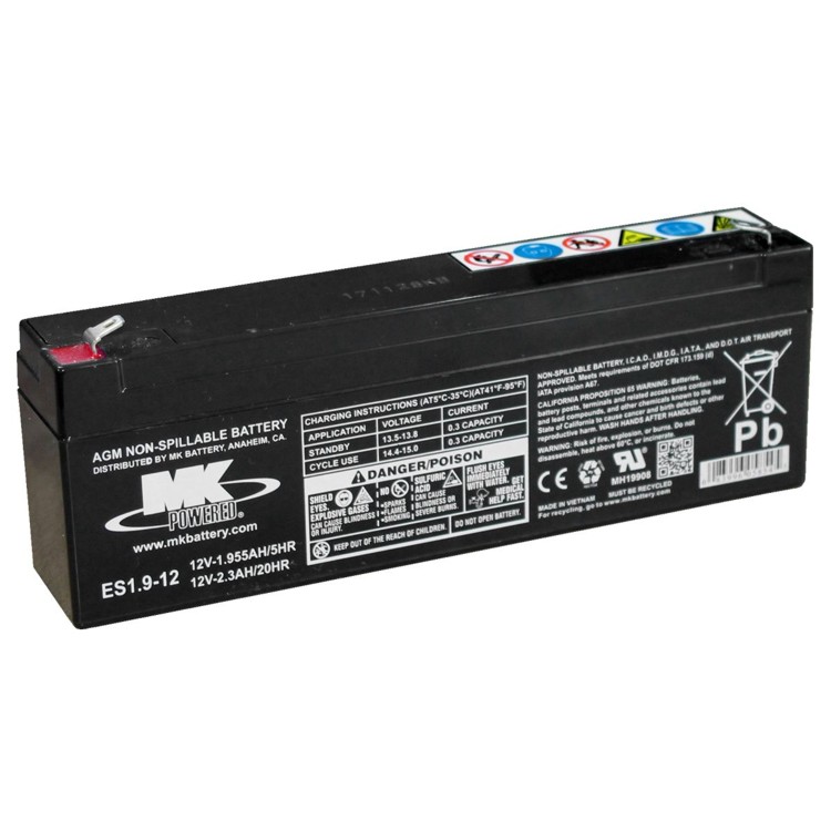 Battery - 12v 2.3Ah MK AGM