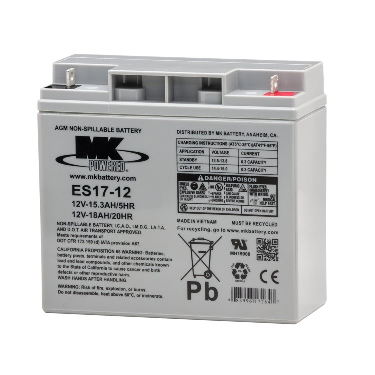 Battery - 12v 18Ah MK AGM