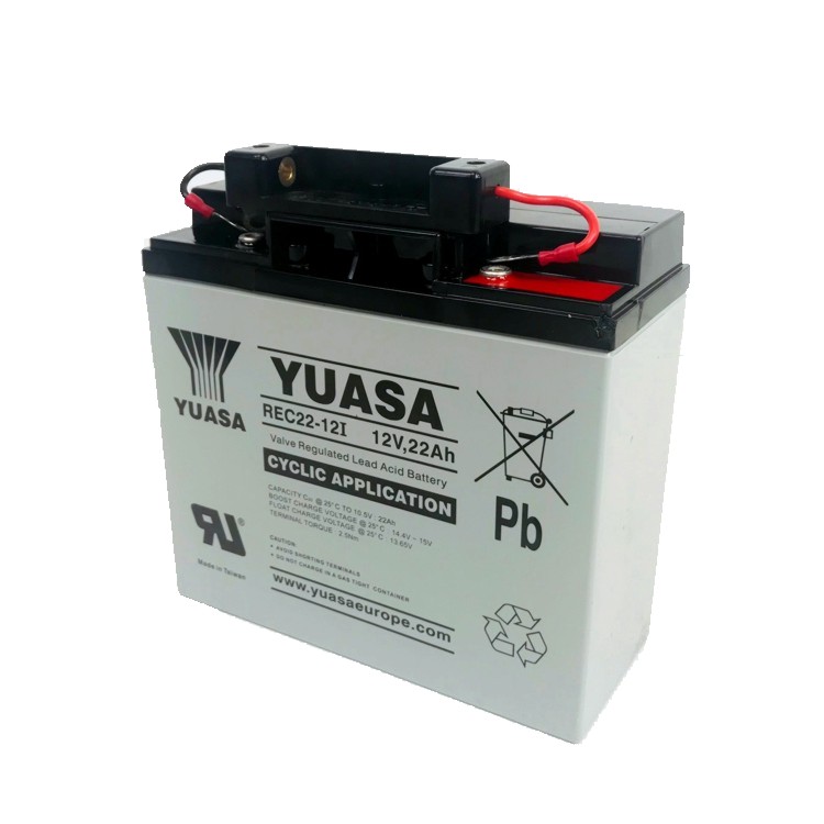 Battery - 12v 20-22Ah AGM (with T-Bar Fitting)