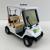 Mini Clock Golf Buggy - Green or White - view 2